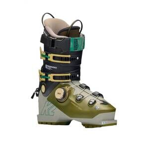 NEW K2 men's mindbender 130 boa ski boots in green/grey
